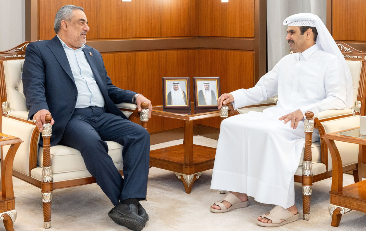 المهندس سعد الكعبي يلتقي وزير النفط بالوكالة الإيراني